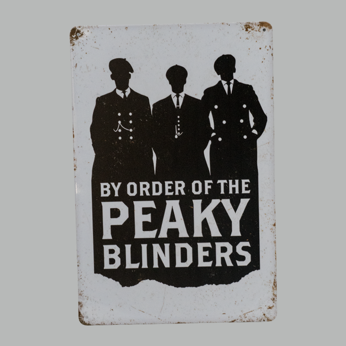 Peaky Blinders Metal Plate