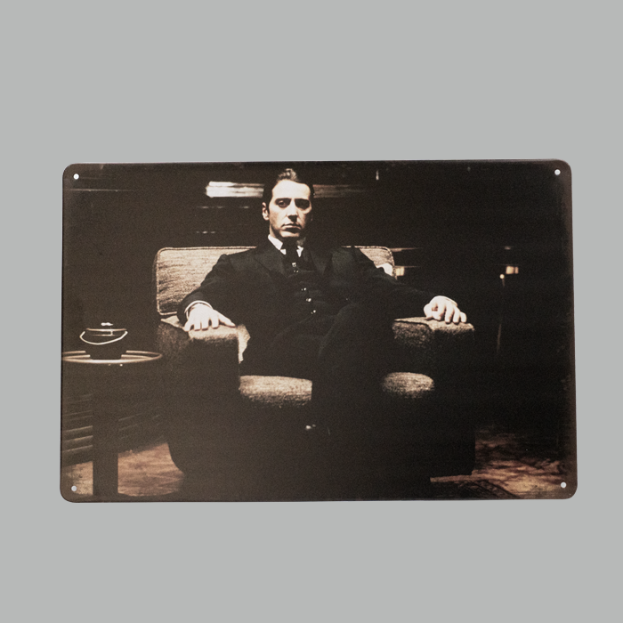 The Godfather Metal Plate