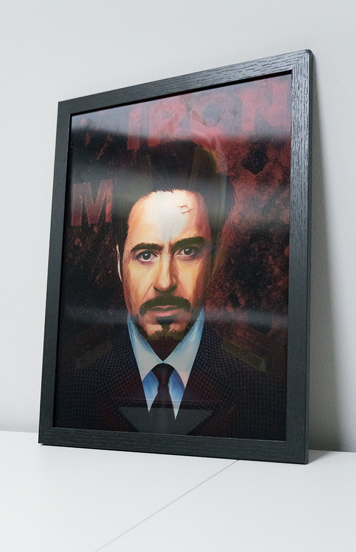 3D Tribute Frame – Iron Man