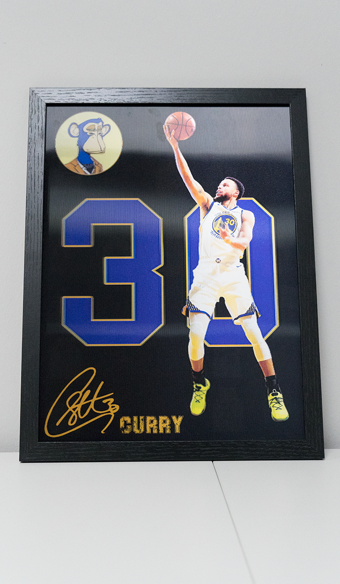 3D Tribute Frame – Steph Curry