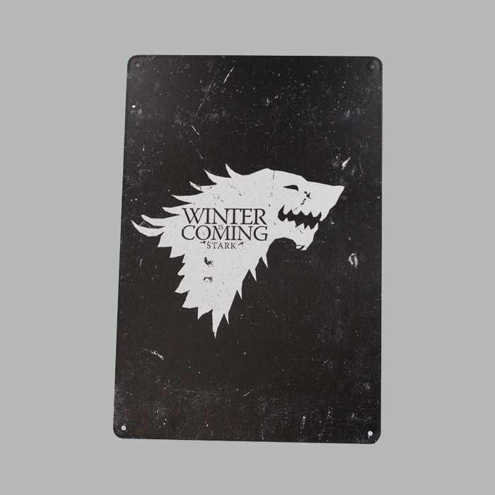 Game of thrones Metal Plate