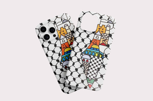 Palestine Keffiyeh design iPhone Cases