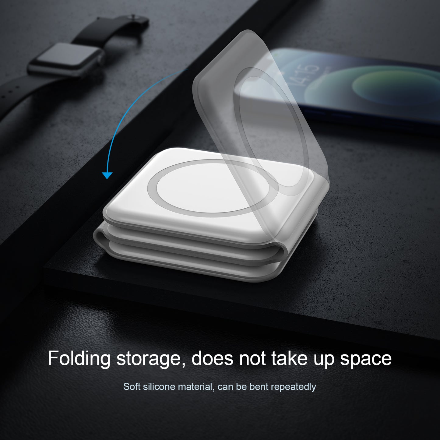 3-in-1 MagSafe wireless charger White