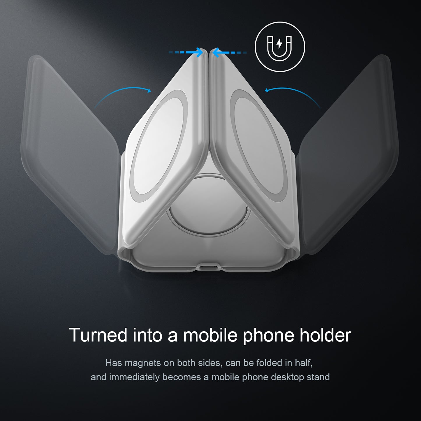 3-in-1 MagSafe wireless charger White