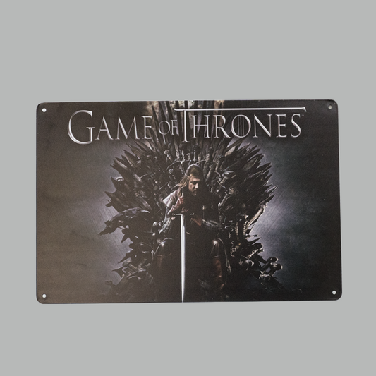 Game of thrones Metal Plate