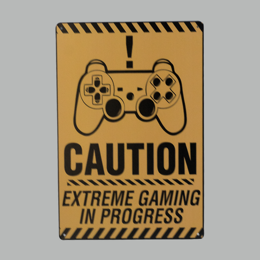 Gamers metal Plate