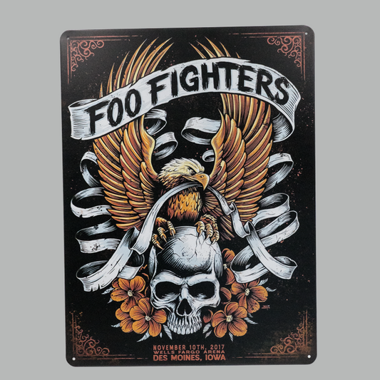 Foo Fighters metal Plate