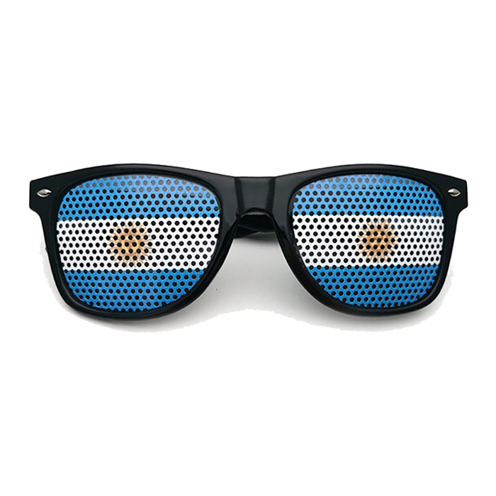 Argentina Fan Glasses