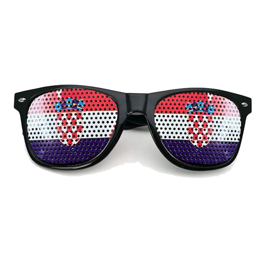 Croatia Fan Glasses