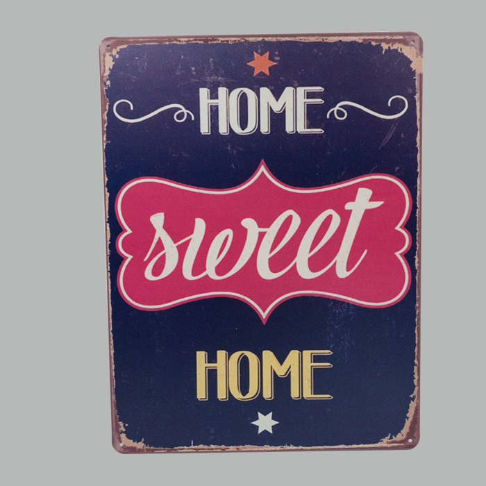 Home Sweet Home metal Plate