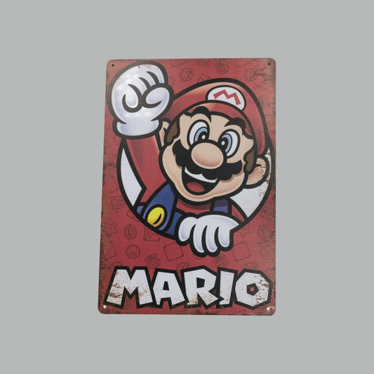Mario metal Plate