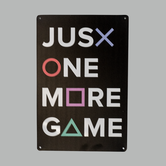 One More game metal Plate