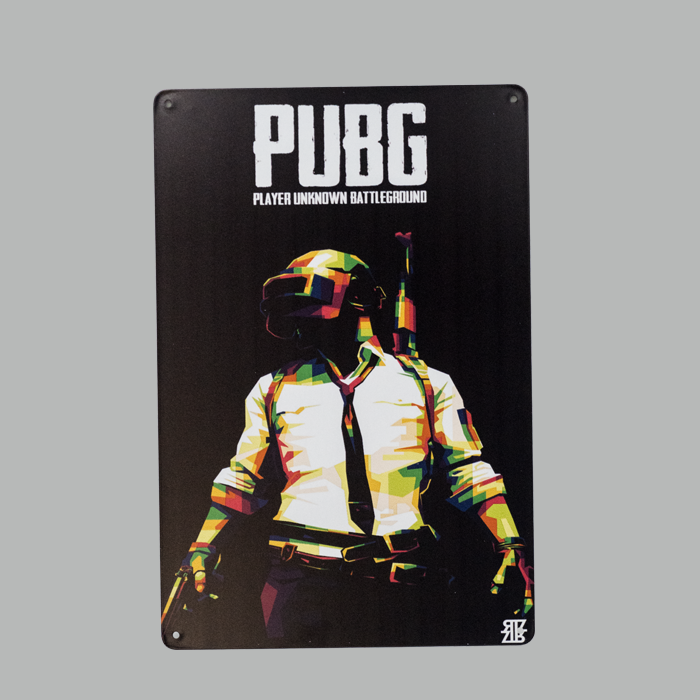 PUBG metal Plate