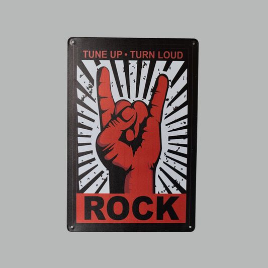 Rock Metal Plate