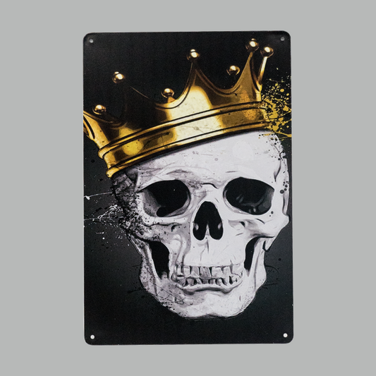 Skull metal Plate